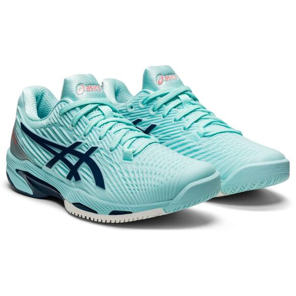 Asics SOLUTION SPEED FF 2 Women Tennis Shoes Clear Blue/Light Indigo size 9.5 B main image 4